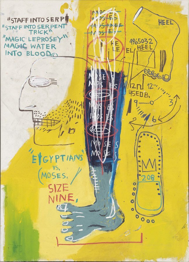 Jean-Michel Basquiat, Early Moses