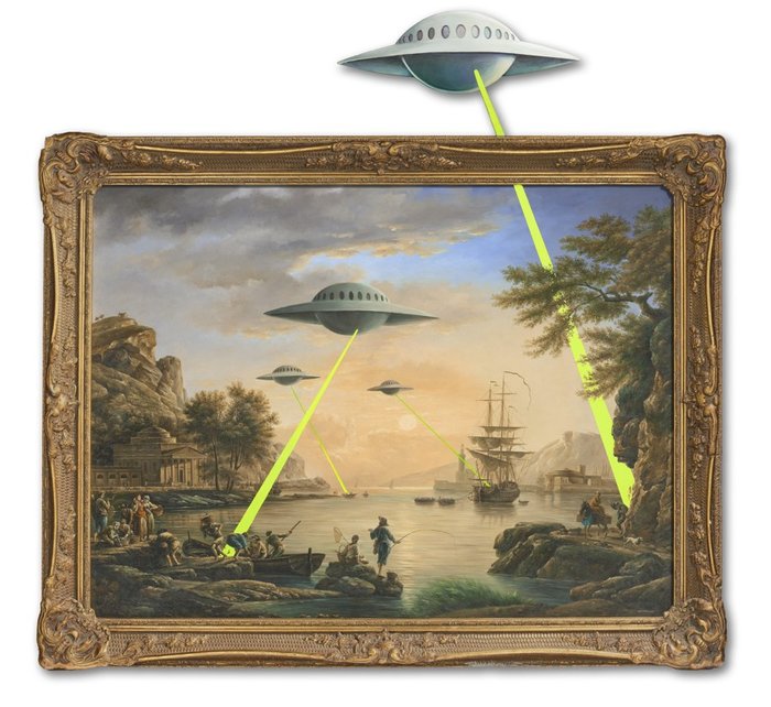 Banksy, UFO