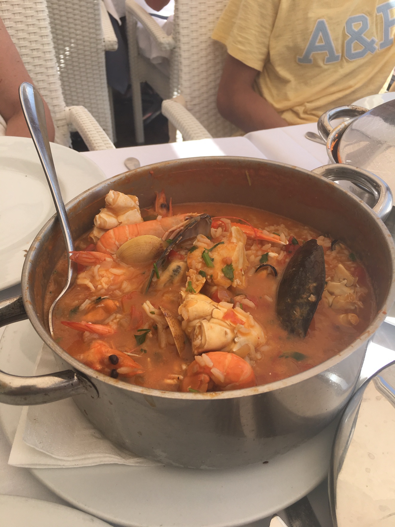 Arroz de marisco at Rei das Praias