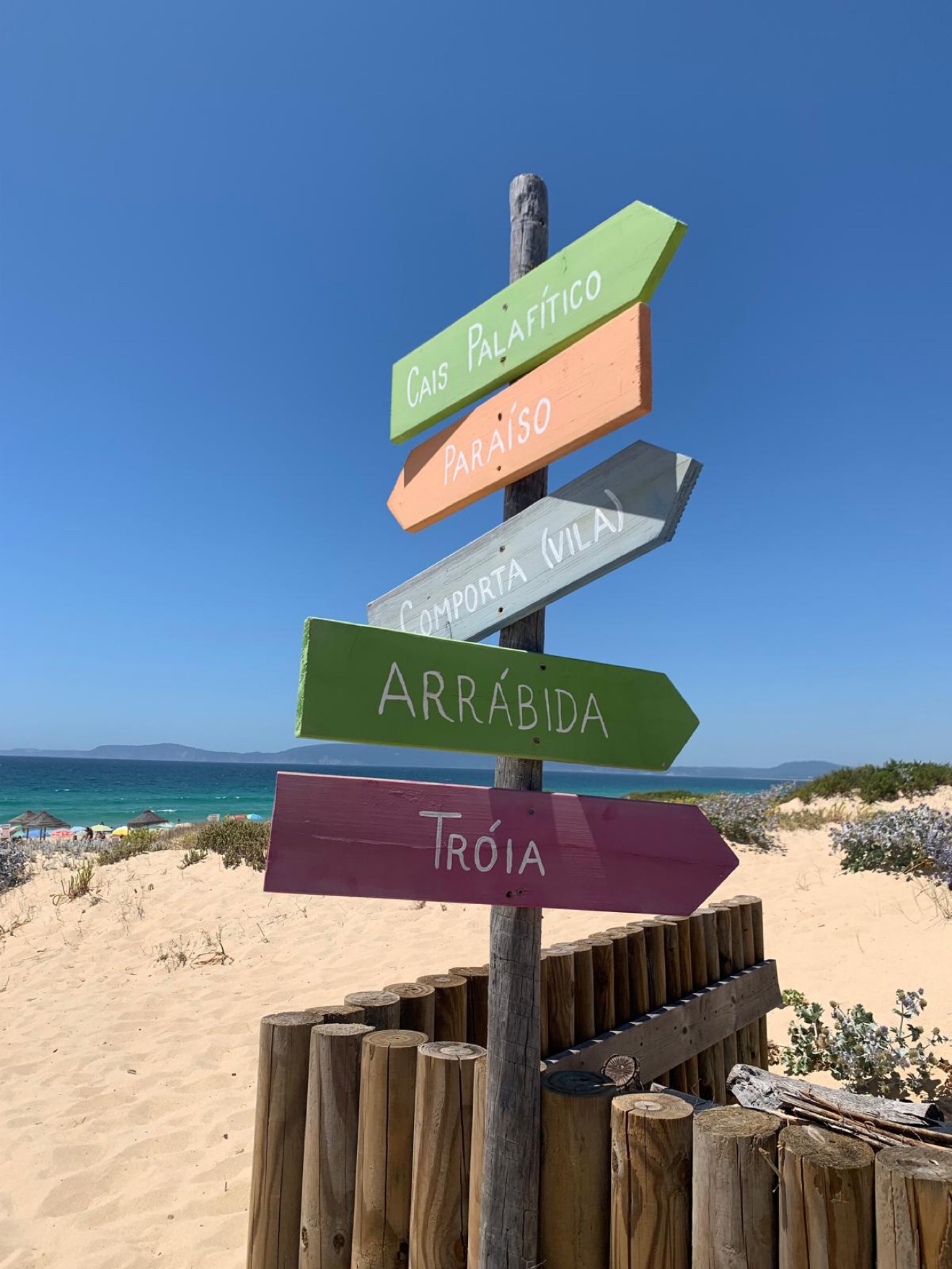 Comporta signpost